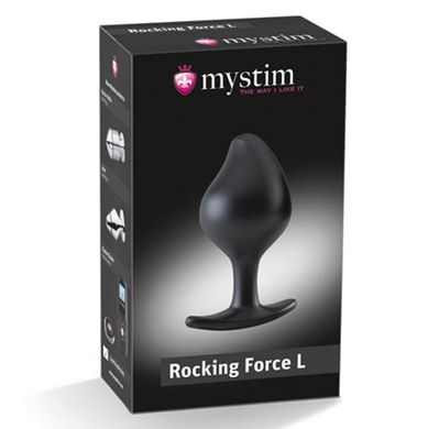 Силиконовая анальная пробка Mystim Rocking Force L - фото