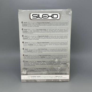 Анальная пробка SilexD Model 2 Blue size M  (4 см) - фото