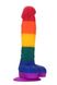 Радужный фаллоимитатор Dream toys COLOURFUL LOVE DILDO (17,5 см) - фото товара