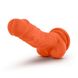 Оранжевый фаллос на присоске Blush NEO ELITE (18,8 см) - фото товара
