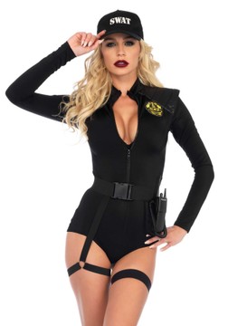 Эротический костюм полицейской Leg Avenue SWAT Team Babe XS