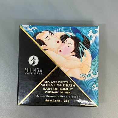 Сіль для ванни з афродизіаком Shunga Moonlight Bath океанський бриз (75 г) - фото
