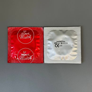 Ультратонкие презервативы Love Match Sottile (1 шт) - фото