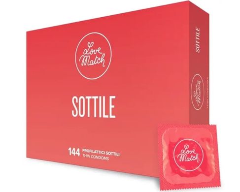 Ультратонкие презервативы Love Match Sottile (1 шт) - фото
