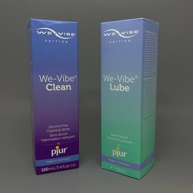 Набір pjur Змазка We-Vibe Lube 100мл + Дезінфектор We-Vibe Clean 100мл