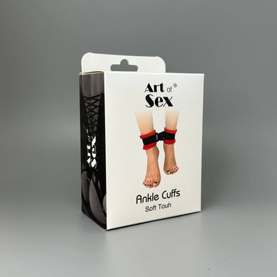 Поножи-манжеты Art of Sex Ankle Cuffs Soft Touch красные
