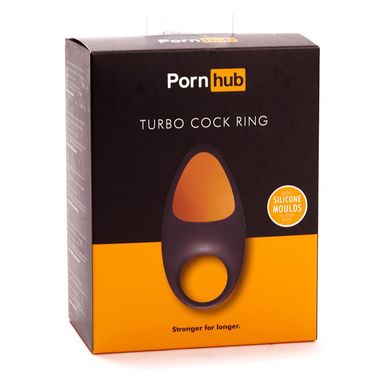 Эрекционное виброкольцо Pornhub Turbo Cock Ring (испорчена упаковка) - фото
