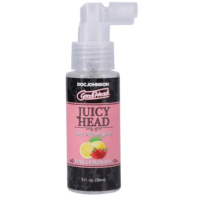 Doc Johnson GoodHead JUICY HEAD спрей для мінету рожевий лимонад 59мл - фото
