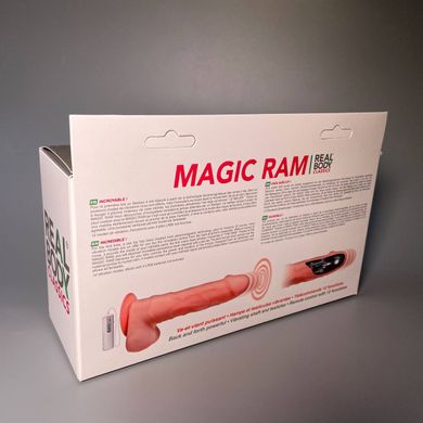 Real Body Magic Ram - фалоімітатор з вібрацією та пульсацією - фото