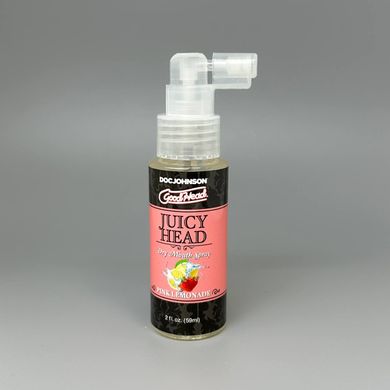 Doc Johnson GoodHead JUICY HEAD спрей для мінету рожевий лимонад 59мл - фото