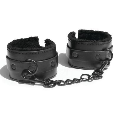 Наручники с плюшевой подкладкой Sex and Mischief Shadow Fur Handcuffs - фото