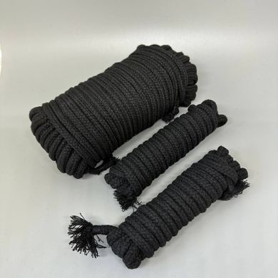 Бавовняні мотузки для шібарі набір 3 шт. Bad Kitty bondage ropes (20м+3м+3м)