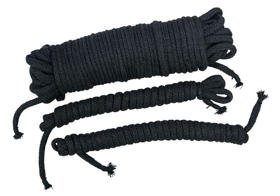 Хлопковые веревки для Шибари набор 3 шт. Bad Kitty bondage ropes (20м+3м+3м)
