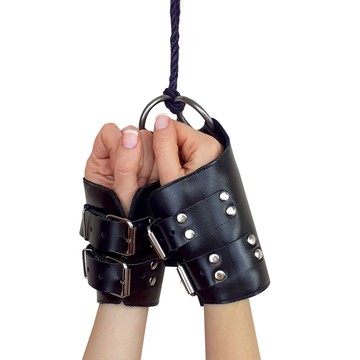 Фиксатор-манжеты для рук для подвеса Art of Sex Kinky Hand Cuffs For Suspension - фото
