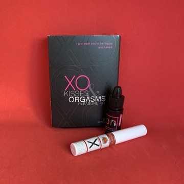 Набір Sensuva XO Kisses & Orgasms збуджуюче масло + бальзам для губ
