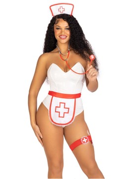 Эротический костюм медсестры Leg Avenue Nurse Kit One Size