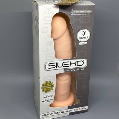Фалоімітатор з великою головкою Silexd Oscar Flesh (25 см) - фото