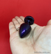 Анальна пробка зі стразом Diogol ANNI round purple (2,5 см) - фото товару