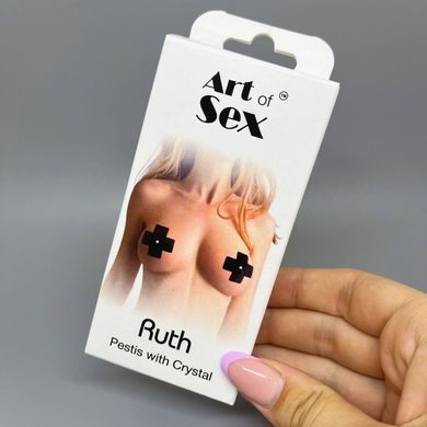Прикраса на соски зі стразом Art of Sex - Ruth pestis with Crystal - фото