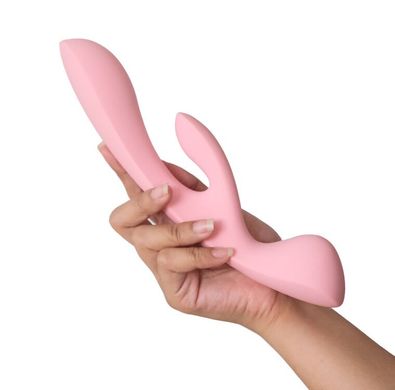 Satisfyer Triple Oh Pink - вібратор кролик та вібромасажер 2в1 - фото
