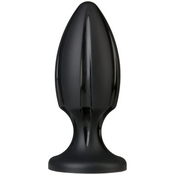 Doc Johnson The Rocket - анальная пробка для фистинга черная (4,6 см) - фото