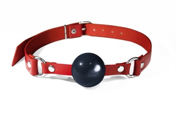 Кляп с шариком Feral Feelings Silicon Ball Gag Red/Black - фото