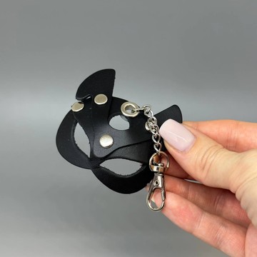 Брелок на карабине для ключей Art of Sex Kitty черный