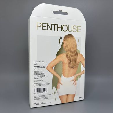 Мини-платье и стринги Penthouse Earth-Shaker White M/L