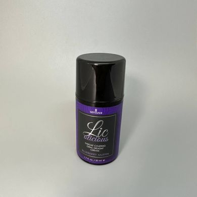 Sensuva Lic-o-licious крем для мінету смак чорничного маффіна 50 мл - фото
