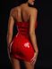Плаття лаковане червоне "Спокусниця Марго" L