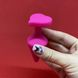 Анальна пробка CHISA Luv Heart Plug-Pink (3,5 см) - фото товару