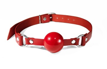 Кляп с шариком Feral Feelings Silicon Ball Gag Red/Red - фото