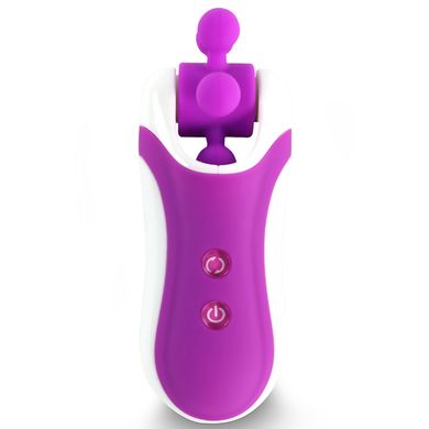 Имитатор орального секса FeelzToys Clitella Oral Stimulator Purple - фото