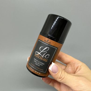 Sensuva Lic-o-licious крем для минета со вкусом соленой карамели 50 мл - фото