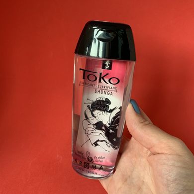 Shunga Toko AROMA - орально-вагінальний лубрикант зі смаком полуничного вина - 165 мл - фото