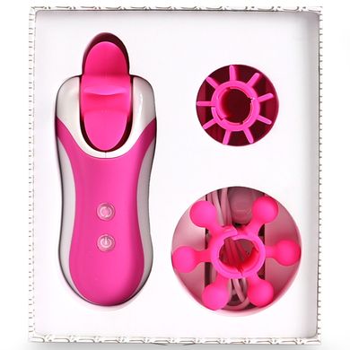 Имитатор орального секса FeelzToys Clitella Oral Stimulator Pink - фото