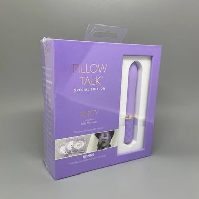 Вібропуля PILLOW TALK Special Edition Flirty Purple, камінь Swarovski - фото
