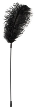 Перо Bad Kitty Black feather черное 38 см