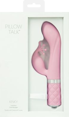 Pillow Talk Kinky - рожевий вібратор кролик - фото