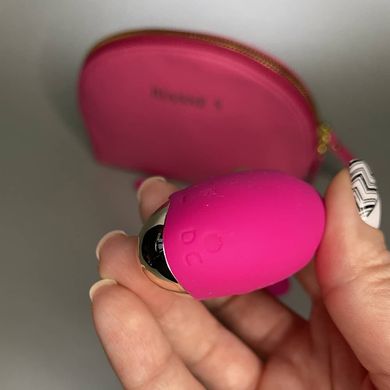 Віброяйце Rianne S Pulsy Playball Deep з пультом Д/К + косметичка-чохол рожеве - фото
