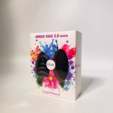 Віброяйце Alive Magic Egg 3.0 чорний - фото