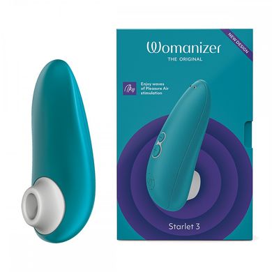 Womanizer Starlet 3 - вакуумный стимулятор клитора Turquoise - фото