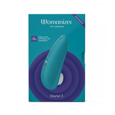 Womanizer Starlet 3 - вакуумный стимулятор клитора Turquoise - фото