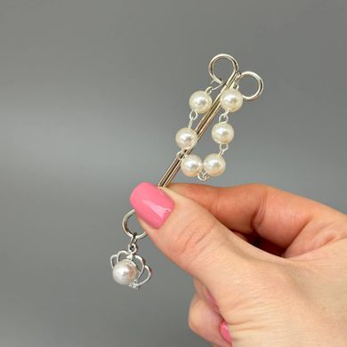 Затискач для клітора Art of Sex - Clit Clamp Royal Pearls - фото