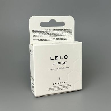 Презервативы LELO HEX Condoms Original 3 Pack (3 шт) - фото