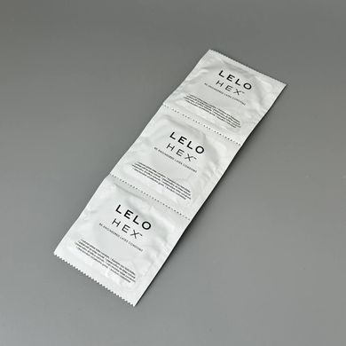 Презервативы LELO HEX Condoms Original 3 Pack (3 шт) - фото