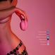 Вакуумний кліторальний стимулятор з віброяйцем Love To Love Wonderlover pink passion - фото товару