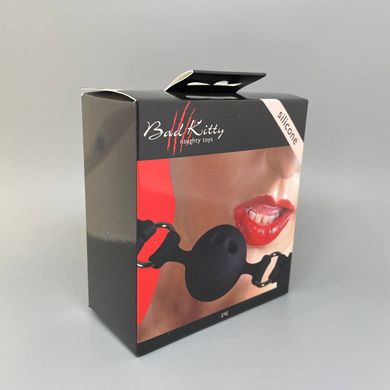 Кляп із кулькою силіконовий Bad Kitty Silikon Ball Gag S - фото