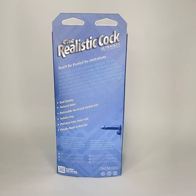 Реалистичный дилдо с большой головкой Doc Johnson The Realistic Cock White (18,5 см) - фото