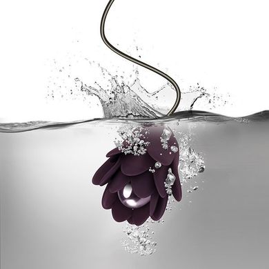Клиторальный стимулятор в виде цветка Rocks Off Zinnia с пультом ДУ - фото